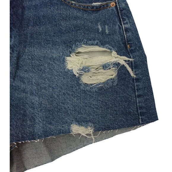 WILD FABLE, short denim shorts, for women, Blue Color. Size 12 NWT. - Picture 3 of 7